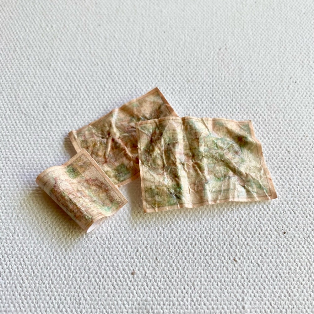 ❗️SOLD❗️miniature maps various sizes flexible 1:12 scale dollhouse